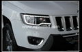 For 2011-2014 Jeep Compass LED headlight with bi-xenon projector lens and LED DR