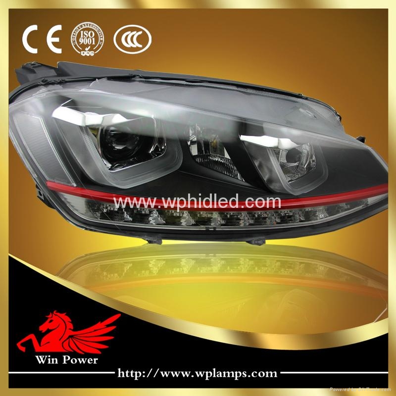 Upgrade LED headlight for VW Volkswagen golf MK7 GTI headlight LED DRL