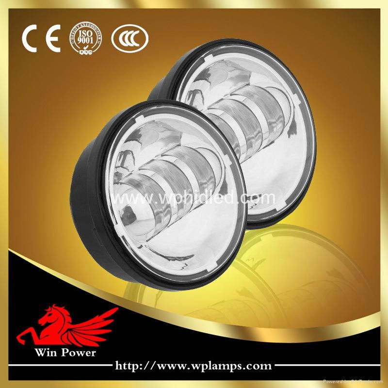 4.5 inch LED light for Harley davidson LED driving light ,LED assistant light 15 5