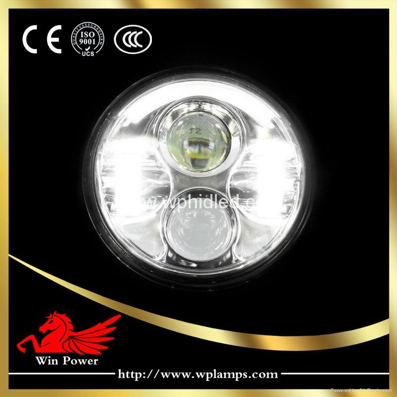 5.65 inch LED headlight for Harley davidson LED headlight High/low beam 3