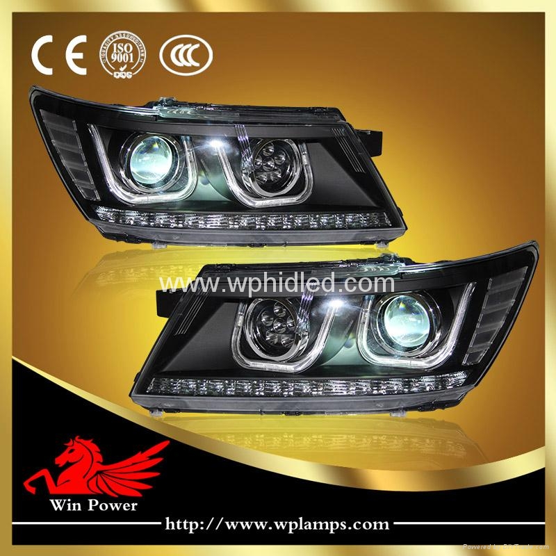 20092014 Dodge Journey JCUV led front headlight LED strip light LED