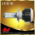 New high quality H4 40W hi/lo car LED headlight bulbs high power LED replacement 7