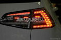 For Volkswagen VW golf 7 LED tail light Golf MK7 smoke black