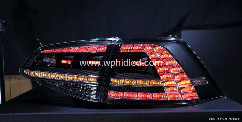 For Volkswagen VW golf 7 LED tail light Golf MK7 smoke black 2