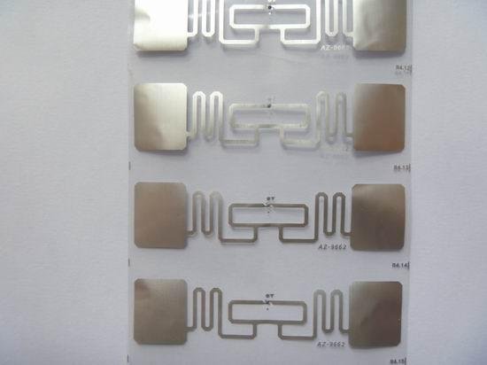 AZ 9662 Alien H3 73.5x21.2mm UHF tag RFID Adhesive Tag inlay RFID Label 4