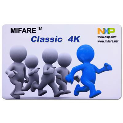 RFID MIFARE DESfire EV1 4K White PVC Card