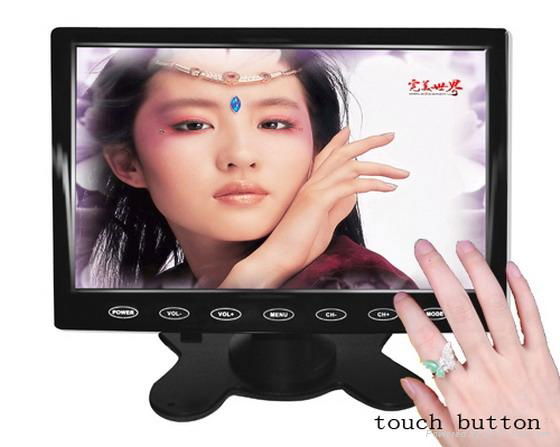 7 inches mimic panel vehicle-mounted ultra-thin desktop stand type LCD TV