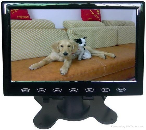 7 inches digital screen vehicle-mounted ultra-thin desktop stand type LCD TV