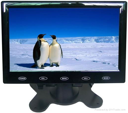  7 inches mimic panel vehicle-mounted ultra-thin desktop stand type LCD