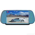 7 inches mimic panel vehicle-mounted rearview mirror LCD with bluetooth