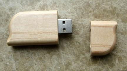 wood usb flash disk shell 5