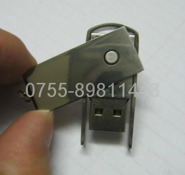 metal whirl usb flash disk shell 3