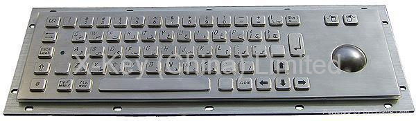 Anti-vandal Kiosk Metal Keyboard X-BP66B 3