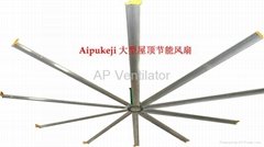 20' Made in China Energy Saving HVLS Ceiling Fan