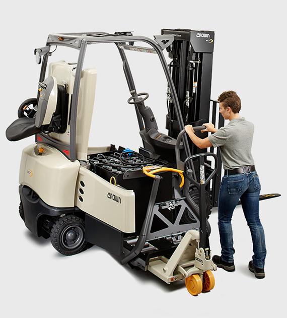 易于维修,利在长久:crown-科朗access 1 2 3技术提供了适用于所有叉车