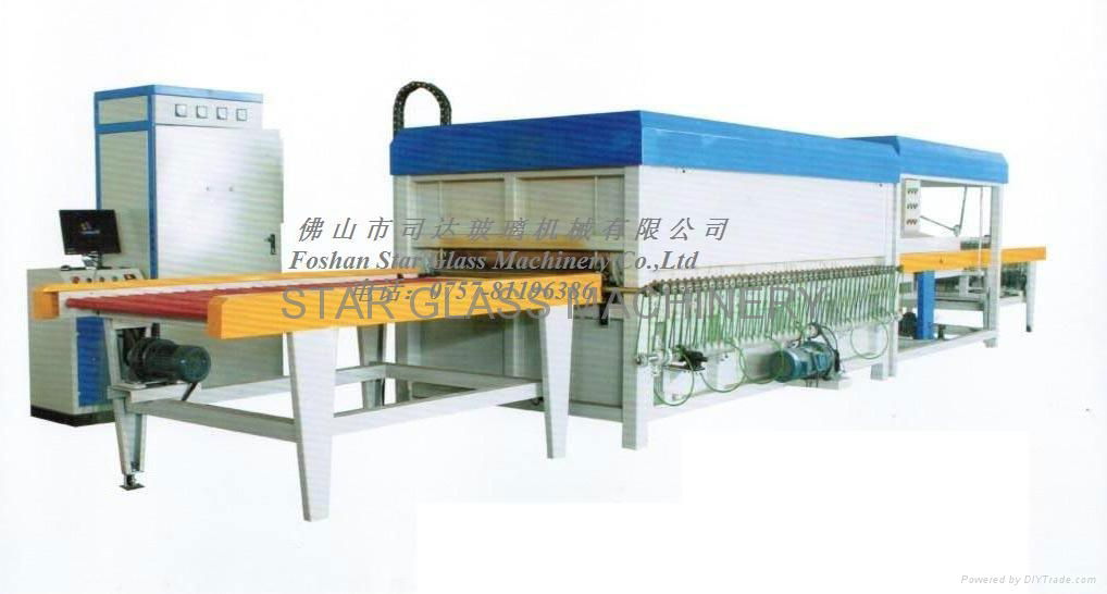 Samll flat glass tempring furnace