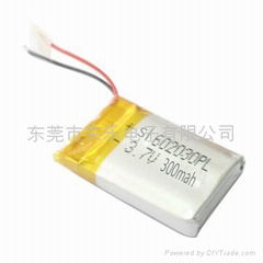 602030鋰離子電池3.6V 300MAH