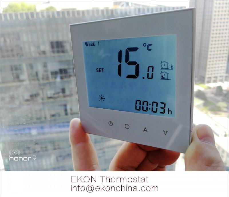 0-10V Proportional & Integrated Modulating thermostat TF-703/4E for 4 pipe FCU 4