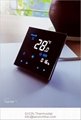 Smart WIFI mirror soft touch white backlit 2 pipe FCU room thermostat TF-701
