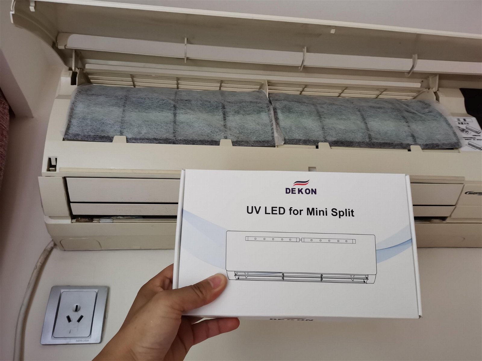 UVC LED KIT for MINI split air conditioner Air disinfection and air purification 3
