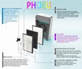 P30B HEPA 11 level filter UVC air purifier with IAQ display