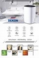 DKD-S12A 12L per day R290 home portable dehumidifier and air purifier 