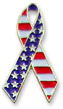 Enamel Ribbon Pin