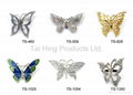 Metal Brooch - Butterfly Series 01~03 1