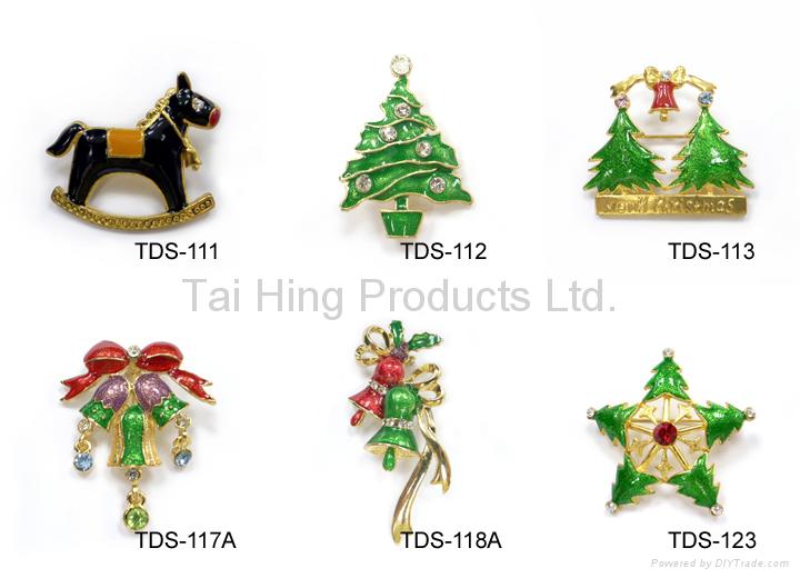 Metal Brooch - Christmas Series 04~06 2