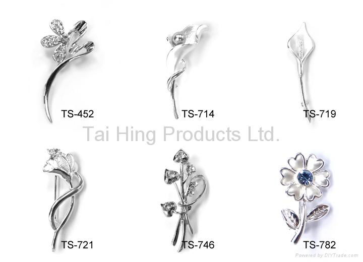 Metal Brooch - Flower Series 04~05 2