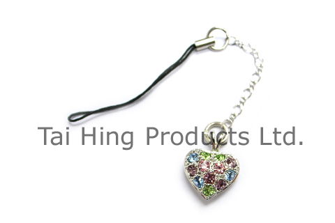 Cell phone charm - Heart Shape 2