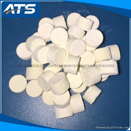 99.99% Zinc sulfide ZnS tablet vacuum coating material 3