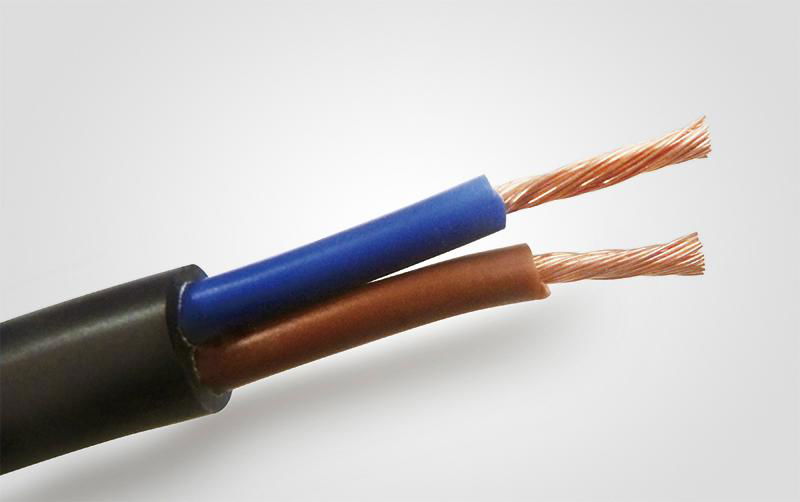 东莞护套线厂家RVV2*0.75纯铜护套线 高强信2芯电源线