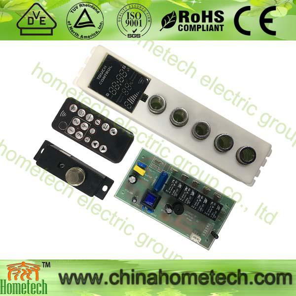 smart electronic 4 speed touch switch for cooker hood