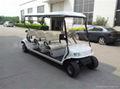 新款上海6座电动高尔夫球车 1