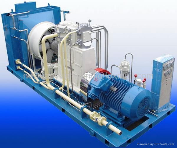 Air Cooling Electric Motor Driving ZW-Type CNG Compressor