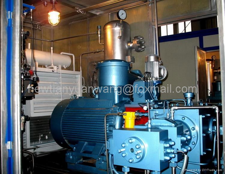 Air Cooling Electric Motor Driving ZW-Type CNG Compressor 5