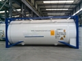 LAr Liquid Semi Trailer Container Loading Capacity 21.1Cub.m