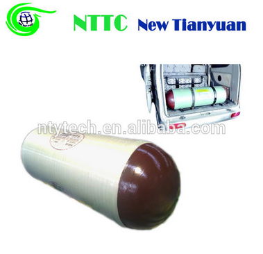 90L Water Capacity 356 Liner OD Carbon Fiber CNG Cylinder