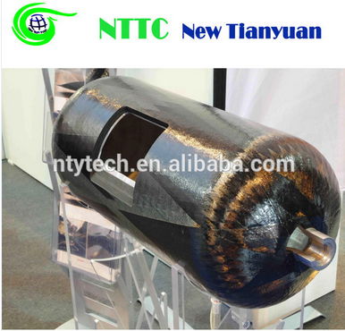 Fully Wrapped 80L Carbon Fiber Reinforced Aluminum Lined Composite CNG Cylinder