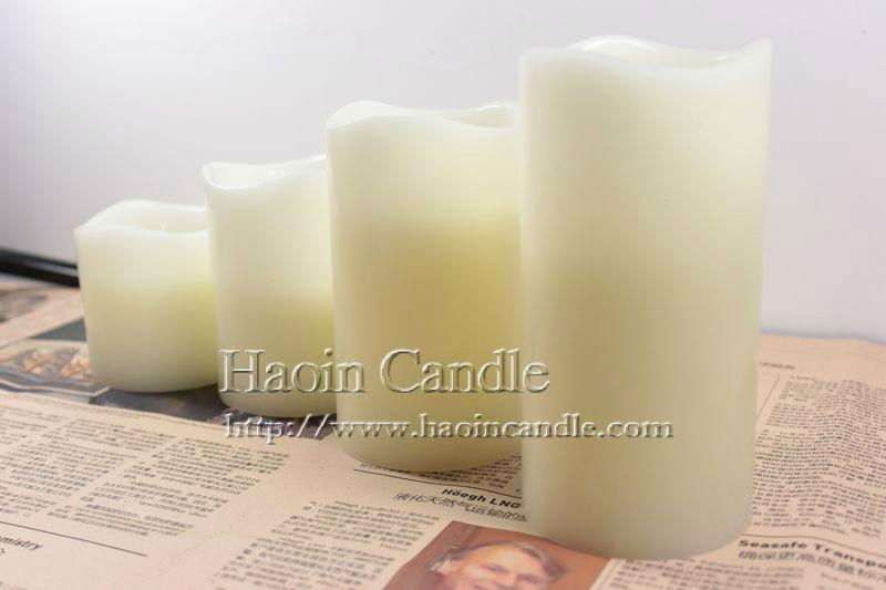 3“ 4” 5“ 6” Flameless Wax Pillar LED Candles 2