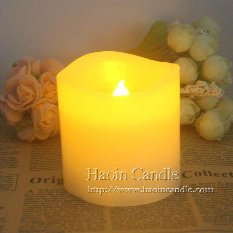 3“ 4” 5“ 6” Flameless Wax Pillar LED Candles 3