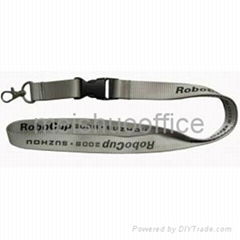 Custom Printed Polyester Lanyards with Detachable Buckle&Snap Hook