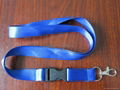 Custom Printed Polyester Lanyards with Detachable Buckle&Snap Hook 2