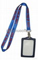 Lanyards with leather name card holder   4