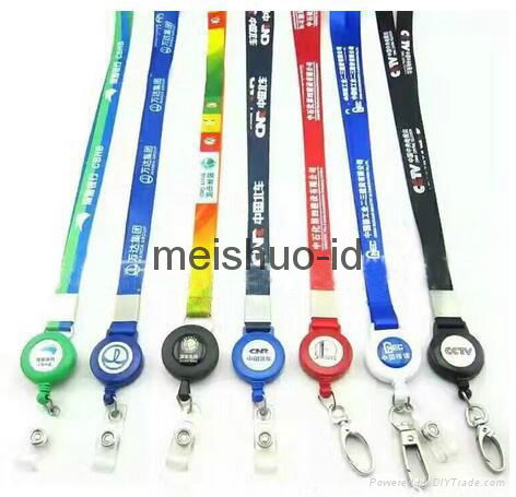 Badge holder lanyards