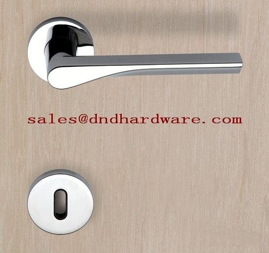 Stainless steel pull handle fire rated lock 3