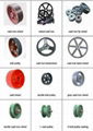 cast iron wheel, belt pulley, fly wheel,