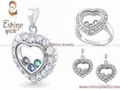 2015 Hot Sale Sweet Heart 925 Sterling