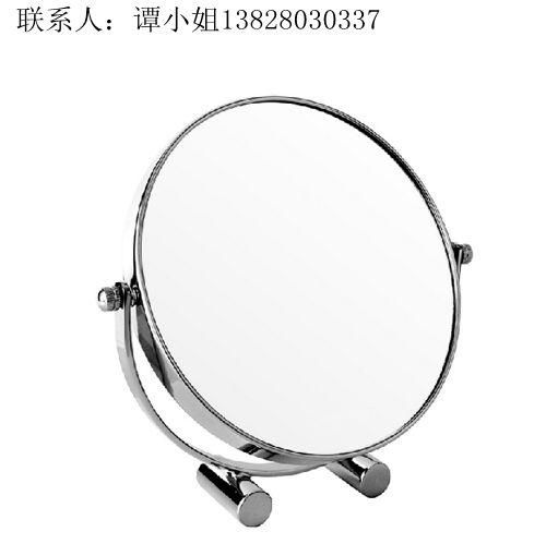 Double sided Battery Brass Desktop LED magnifying mirror 3